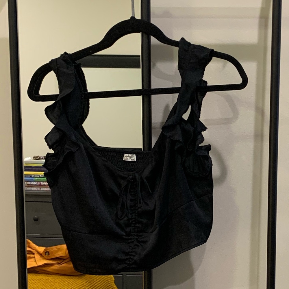 Free People Ruffle Tank